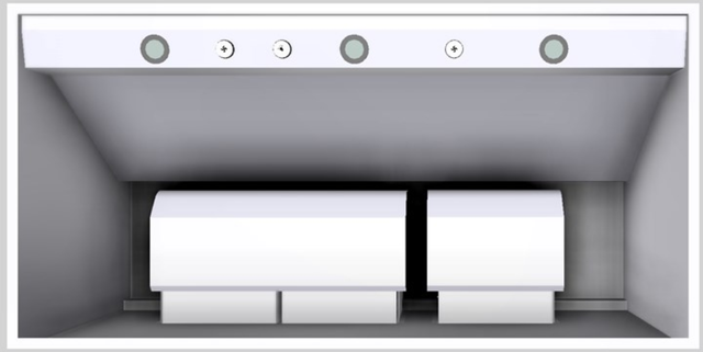 Vent-A-Hood® 48" Wall Mounted Range Hood-White-2