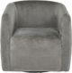 Signature Design by Ashley® Bramner Charcoal Swivel Accent Chair-1