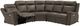 Palliser® Furniture Customizable Asher 5-Piece Power Reclining Curved Sectional with Headrest-1