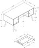 Monarch Specialties Inc. Walnut Computer Desk-3