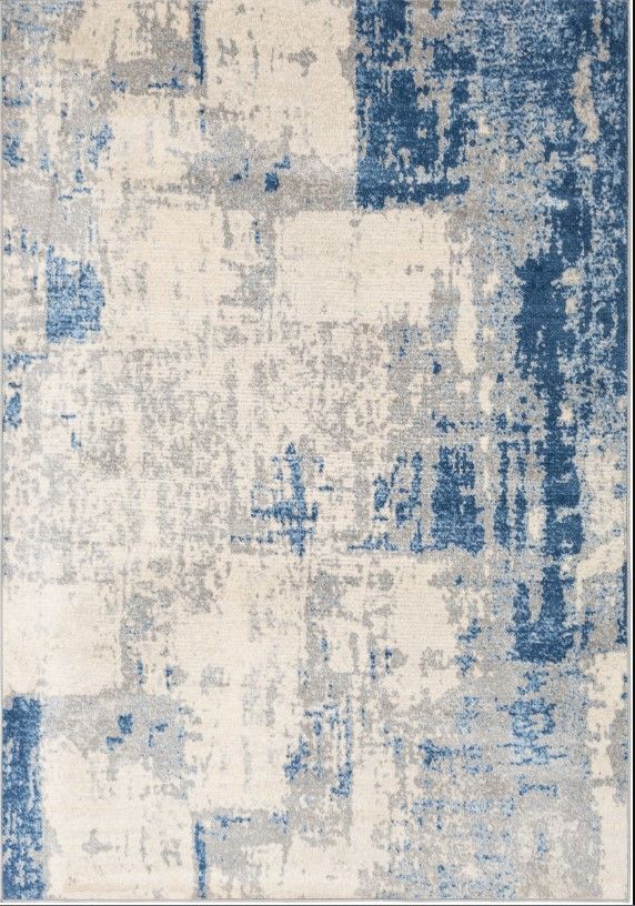 Surya Monaco Ivory/Navy 4'x6' Area Rug-0