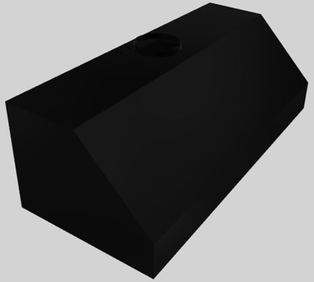 Vent-A-Hood® 54" Black Wall Mounted Range Hood-1
