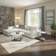 Amisco Customizable Malloy Glass Top Coffee Table-2