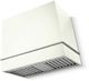 La Cornue Cornufé Loge 36" Pure White Wall Mounted Range Hood with Satin Chrome Trim-0