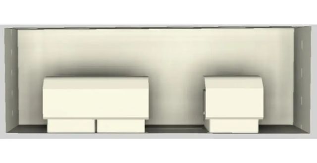 Vent-A-Hood® 60" Biscuit Contemporary Wall Mounted Range Hood-3