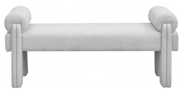 Meridian Furniture Stefano Gray Bench-1