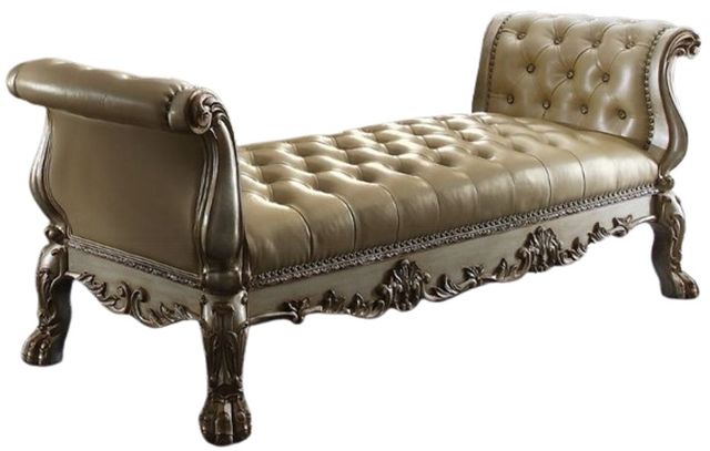 ACME Furniture Dresden Bone/Gold Patina Bench-0