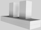 Vent-A-Hood® 66" White Contemporary Wall Mounted Range Hood-5