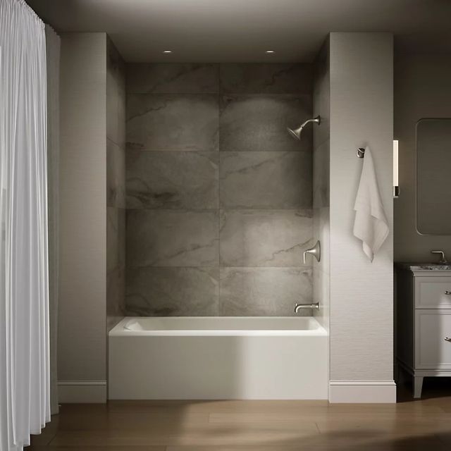 KOHLER® Avec® Biscuit 60" x 36" Alcove Bath-4