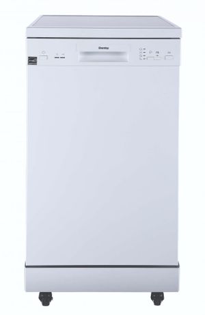 Danby 18” White Portable Dishwasher
