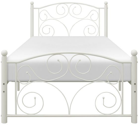 Homelegance® Pallina White Twin Platform Bed-1