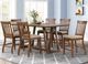 New Classic® Home Furnishings Putnam 7-Piece Walnut Counter Dining Set-1