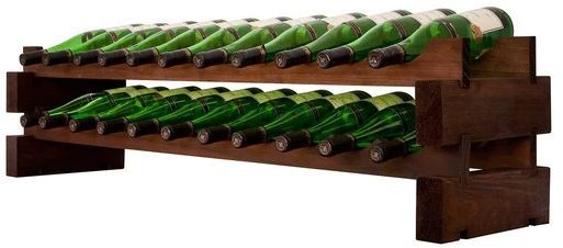 Vinotemp® 22 Bottle Modular Cherry Wine Rack-0
