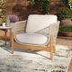 New Classic® Home Furnishings Solstice Beige/White Polyester/Nylon Outdoor Chair-4