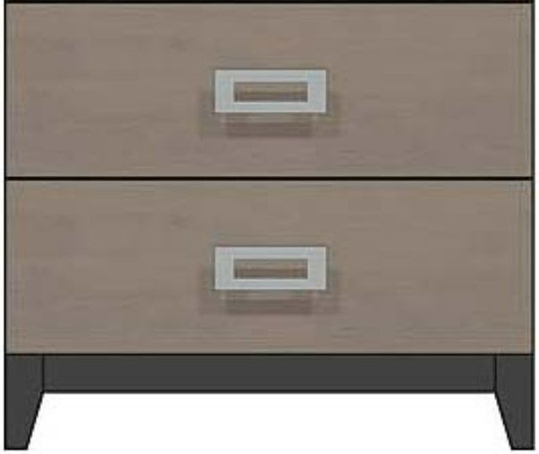 Country View Woodworking Customizable American Modern Brown Maple 28'' 5-Drawer Wood Legs Chest-1