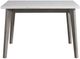 Ashley® Ronstyne Grayish White Counter Height Dining Table with Brown Tapered Legs-1