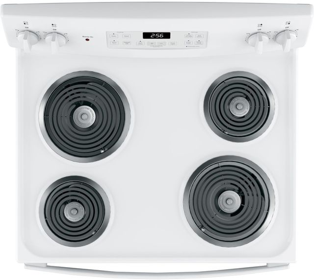 GE® 30" White Freestanding Electric Range-4