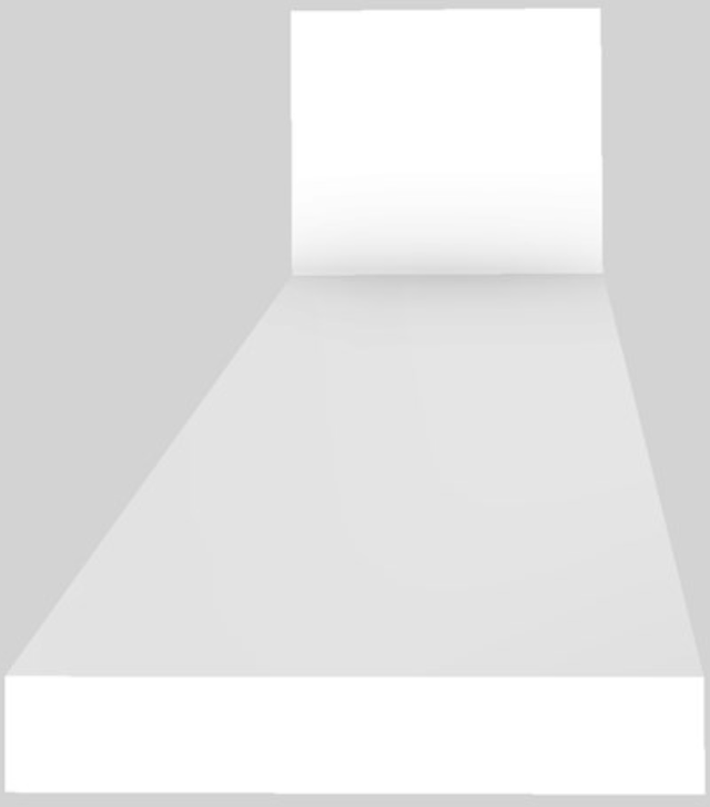 Vent-A-Hood® 54" White Euro-Style Wall Mounted Range Hood-1