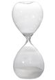 A & B Home Ferdinand White 60-Minute Hourglass-0