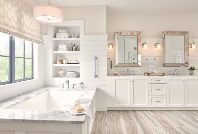 Moen® Belfield™ Chrome One Globe Bath Light-2