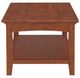 Whittier Wood® Furniture McKenzie Glazed Antique Cherry Rectangular Cocktail Table-3