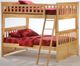 Night & Day Furniture™ Ginger Natural Full/Full Bunk Bed-0