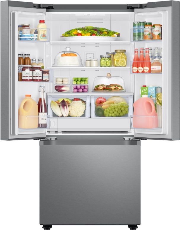 Samsung® 30 in. 22.0 Cu. Ft. Fingerprint Resistant Stainless Steel French Door Refrigerator-4