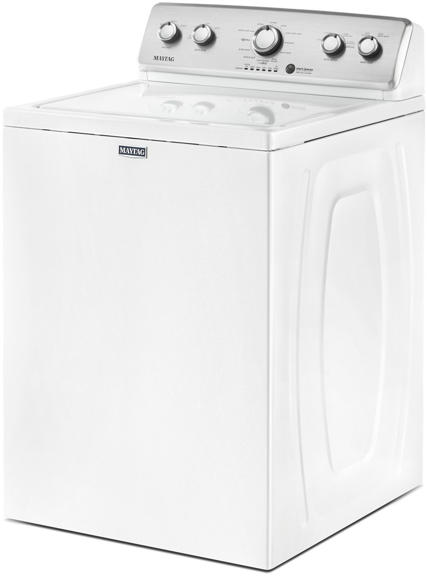 Maytag® 3.8 Cu. Ft. White Top Load Washer | JT's Appliance Sales