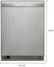 Kenmore® 24" Fingerprint Resistant Stainless Steel Top Control Built-In Dishwasher with UltraWash® Plus System and Removable 3rd Rack-1