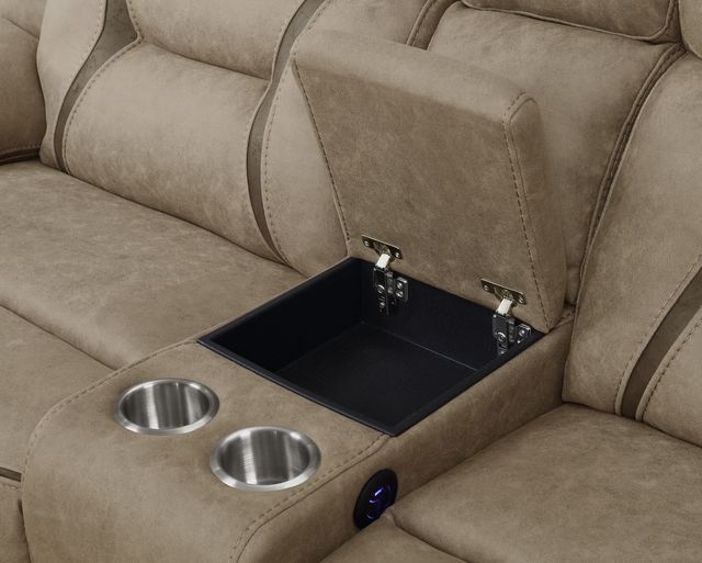 Coaster® Higgins Gray Power Reclining Sectional-3