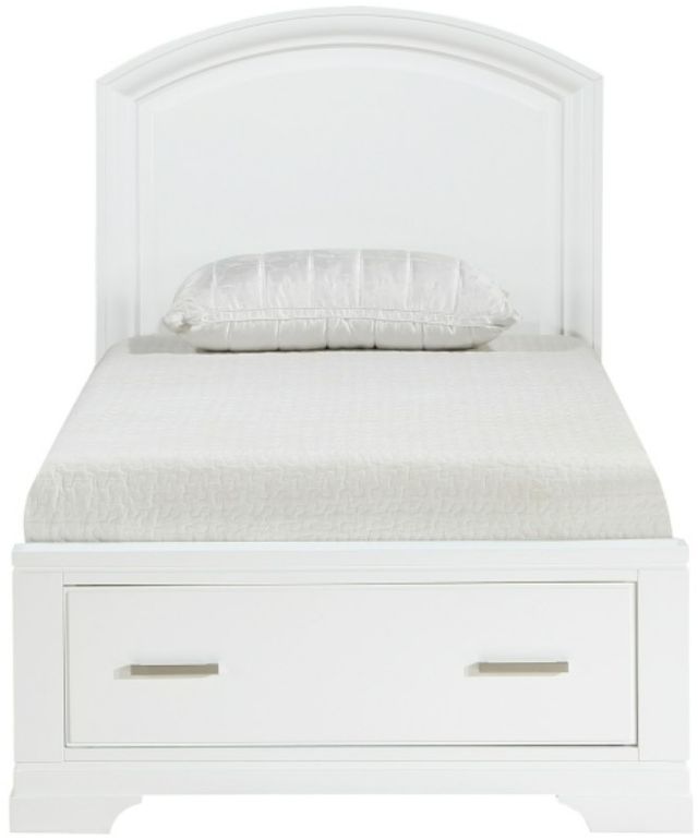 Homelegance® Hudson White Youth Twin Storage Panel Bed-3