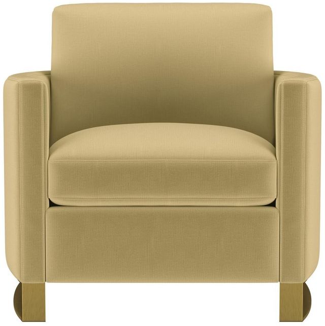 Coaster® Corliss Camel Upholstered Curved Track Arm Chair-1