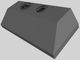 Vent-A-Hood® 54" Gunsmoke Wall Mounted Liner Insert-4