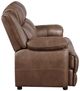 Coaster® Ellington Dark Brown Upholstered Padded Arm Loveseat-2