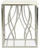 Riverside Furniture Ulysses Marble Square Side Table with Metal Base-0