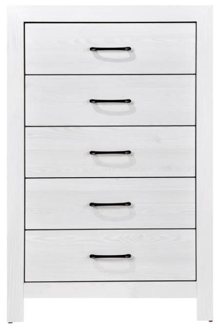 Mazin Furniture Corbin White Chest-1