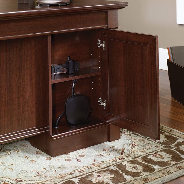 Sauder® Palladia® Select Cherry Executive Desk-3