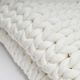 Hush Knit Cream Weighted Blanket-1
