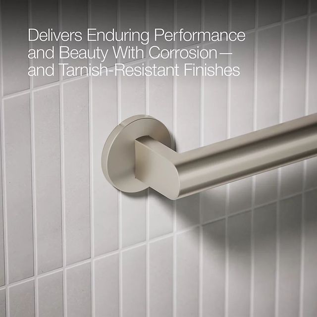 KOHLER® Components™ Vibrant Brushed Nickel 36" Grab Bar-4