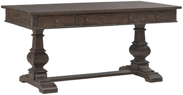 Liberty Furniture Paradise Valley Saddle Brown Writing Desk-0