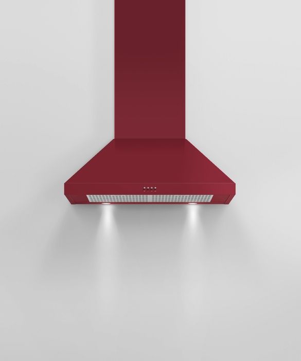 Fisher Paykel Series 7 30" Red Wall Mounted Range Hood-3