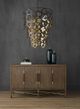 Currey & Company Mauresque Bronze Gold/Contemporary Gold Leaf Chandelier-2
