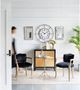 A & B Home Mirror Top Oval Table with Gold Base-4