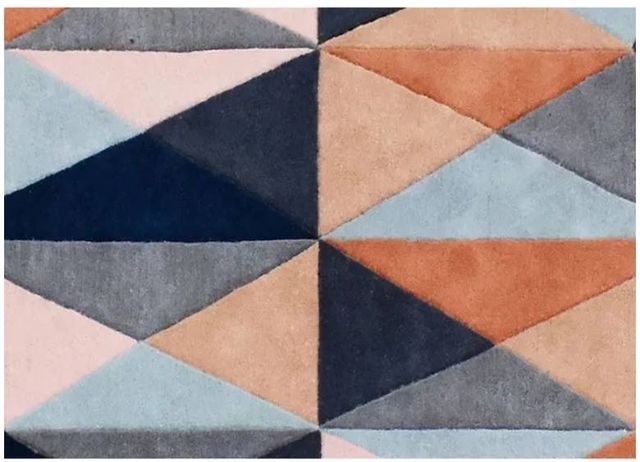 Renwil® Shela-Sample Textured 16"'x16"' Throw Rug-1