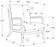 Monarch Specialties Inc. Green/Walnut 34" Accent Chair-2