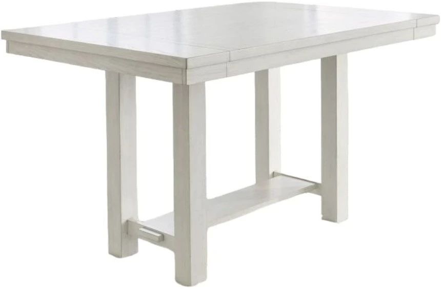 Signature Design by Ashley® Robbinsdale Antique White Counter Height Dining Extension Table