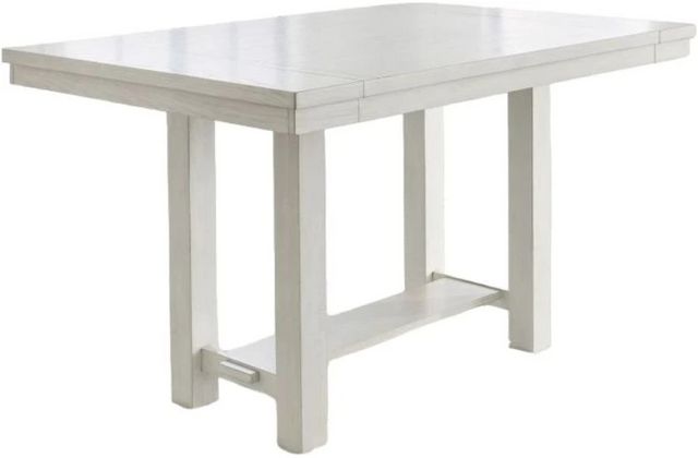 Signature Design by Ashley® Robbinsdale Antique White Counter Height Dining Extension Table-0