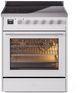 Ilve® Professional Plus II 30" White Pro Style Induction Range-0