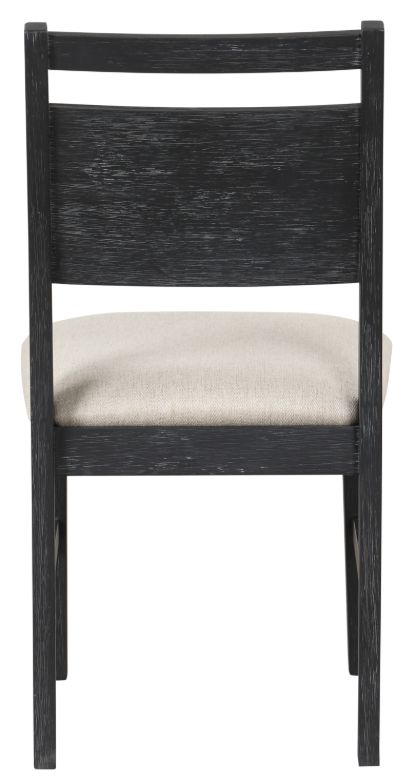 New Classic® Home Furnishings Sable Crest Beige/Black Dining Side Chair-4