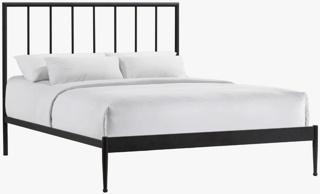 Intercon Matte Modern Queen Bed-0